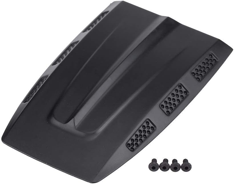 Remote Control Engine Cover, 10.5x7cm/4.1x2.8in Plastic High Simulation RC Engine Hood Cover Plastic Upgrade Accessory for SCX10 1/10 Scale RC Crawler