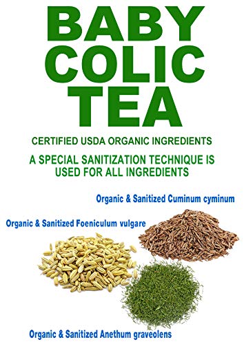 Secrets Of Tea Baby Colic Tea For Gas, Acid Reflux Relief, Tummy, And Sleep - Natural Usda Organic Caffeine-Free Herbal Calming Tea For Babies And Newborns - Up To 40 Servings - 20 Count(1 Pack) #TOP3