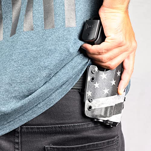 Owb Holster - Black (Left-Hand, Fits Glock 17,19,22,23,25,26,27,28,31,32,34,35,41) #TOP7