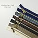 Wonesifee Metal Zippers 12pcs #3 Antique Brass Close-end Non-Separating Zippers Assorted Colorful for Purses Bags Pockets Handbags DIY Sewing Craft Mixed 6Colors 2pcs Each (6colors, 6inch- 12pcs)