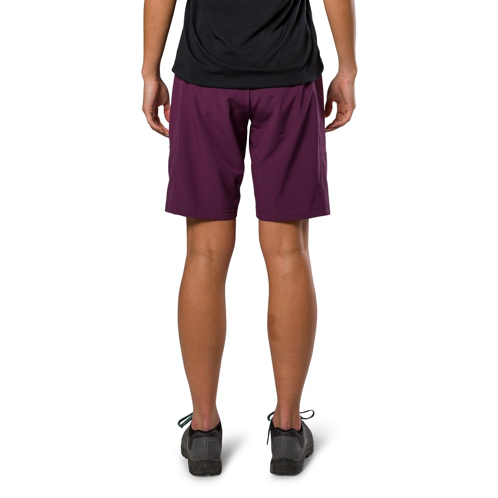 PEARL IZUMI Short de VTT pour femme. Doublure amovible en chamois et deux poches zippées. Entrejambe confortable et durable de 24,1 cm
