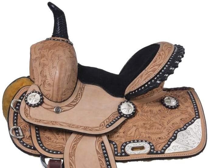 HORSE SADDLERY IMPEX Sillín de caballo ecuestre de calidad clásica de