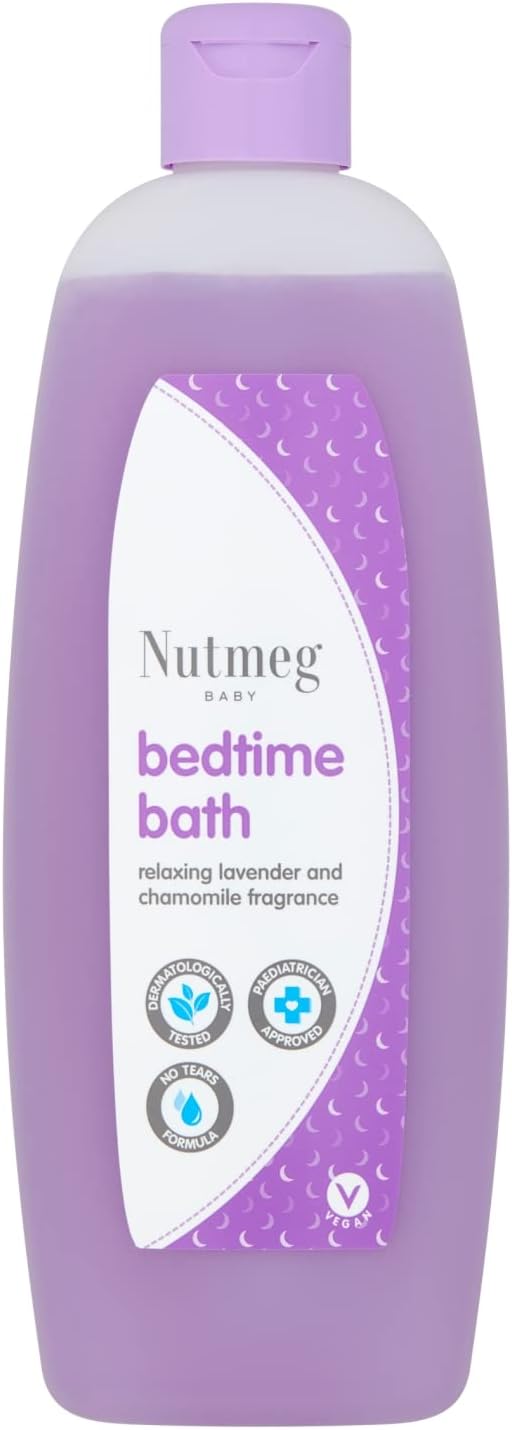 Nutmeg Baby Bedtime Bath Body Washes, 500ml