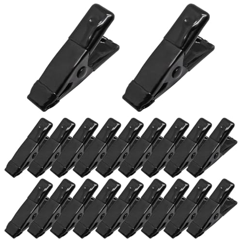 Image of 2 Inch Spring Clamps, Heavy Duty Metal Strong Clips Clamps (20pcs, Black)