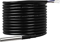 Vista 6 de Renogy Paquete de controlador de carga solar Voyager 20A 12V/24V con sensor de temperatura de batería