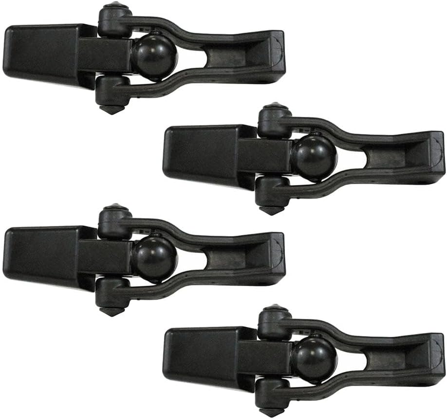 Mytee Products 4 Pack Truck Hood Latch -Fits KW T600, T600A, T800, W900 & W900B, Replaces OEM K147-107, AMHLK1000, HLK1000, PAI 730310, Peterbilt K147107