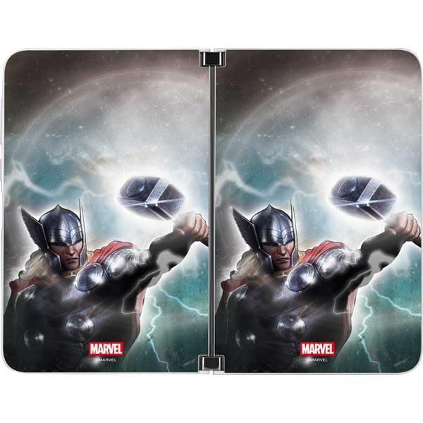 Skinit Decal Tablet Skin Compatible with Surface Duo - Officially Licensed Marvel Thor Mighty Thor Design