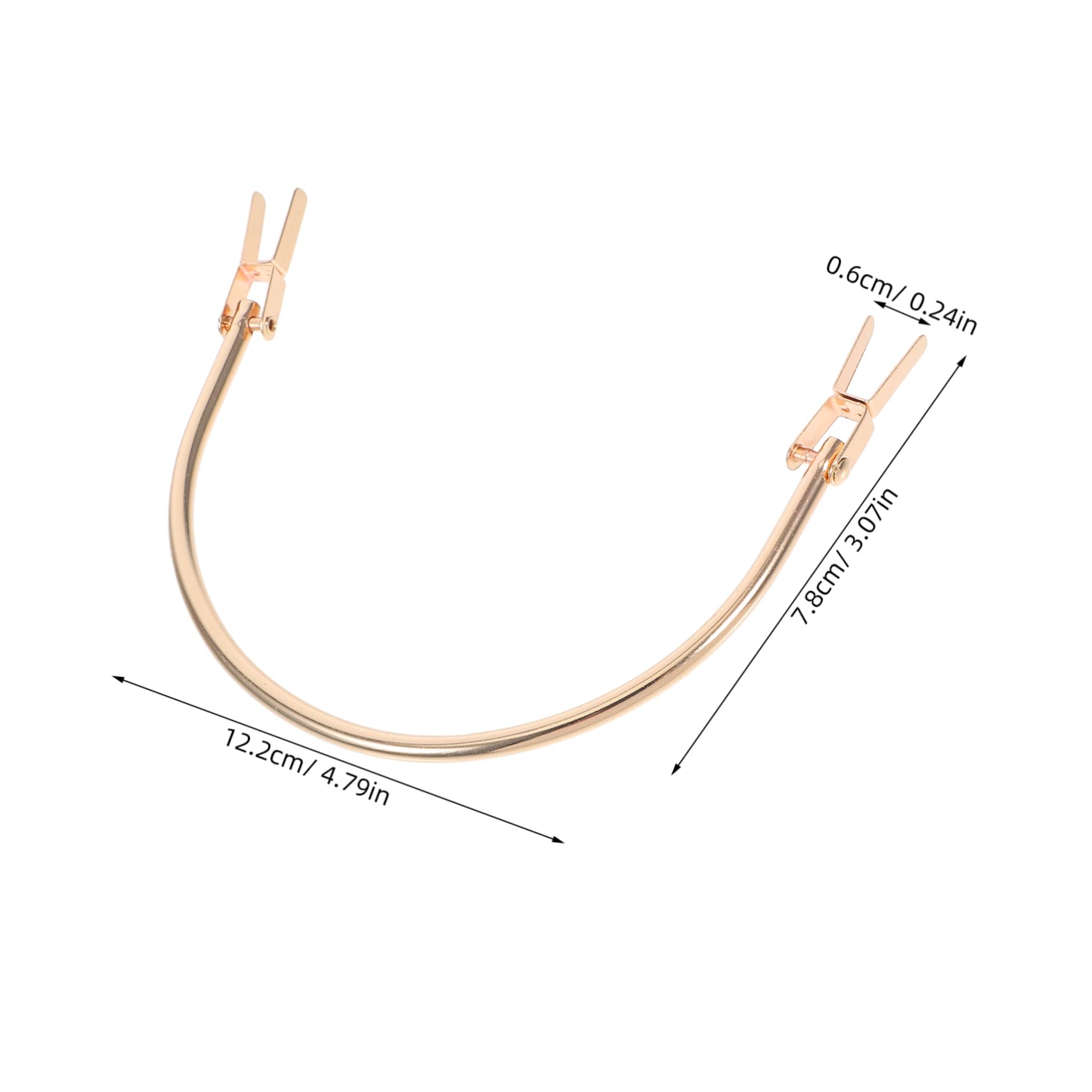 Ciieeo Packaging Box Handles Multi-Purpose Metal Handles for Luggage Chest Bag Shopping Bag Vintage Box Craft Case