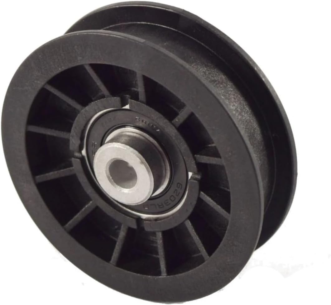 Replacement for 539110311 for Husqvarna Lawn Tractor Flat Idler Pulley 539-110311 Bluebird Compatible with Husqvarna, Poulan, Craftsman, Bluebird.
