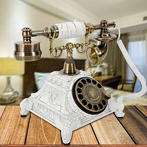 Teléfono vintage con disco giratorio estilo antiguo miniatura 2