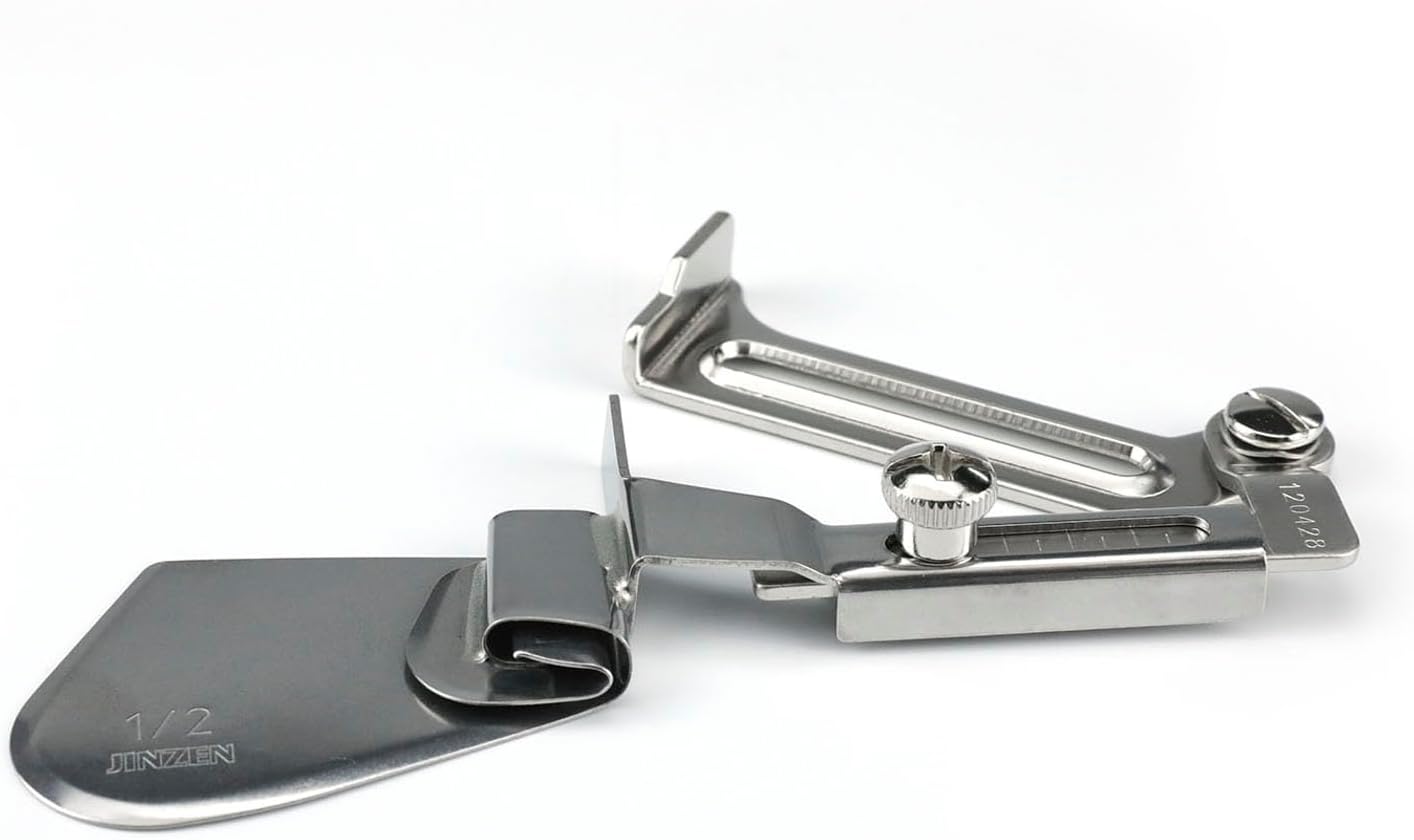 BLOOY - A11(S72L) Double-Fold Clean Finish Edge Swing Hemmer Folder Fit Lockstitch Sewing Machines (Finish Size 1/2'')