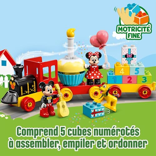 LEGO DUPLO Train Anniversaire Mickey Minnie - vue 7