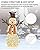 44'' Christmas Outdoor Lighted Snowman Yard Xmas Decorations Indoor or Outdoor Holiday Decoration Figure Light up Snowman for Party Festival Decor Indoor/Outdoor Garden Lawn and Front Yard