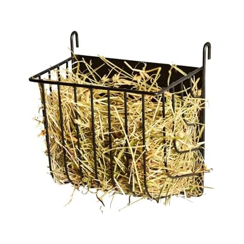 Hay Feeder for Rabbit, Guinea Pig, Bunny, Chinchilla, Heavy Duty Metal Rack Hay Holder - 7.3x4.3x6.7 inch Cover