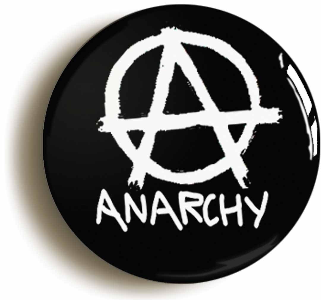 Punk Anarchy Fridge Magnet (Circular 2inch / 50mm Diameter)