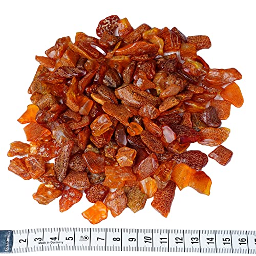 Natural Baltic Amber Polished Stone, 100% Certified Raw Amber Loose Pieces For Handmade Jewelry Bracelets Necklaces (Without Holes), Making Amber Murals, Amber Trees, Drift Bottles, Amber Candles, Fish Tank Ornaments, Souvenirs Vase Filler(5Oz-140G)-Merpoccli #TOP1