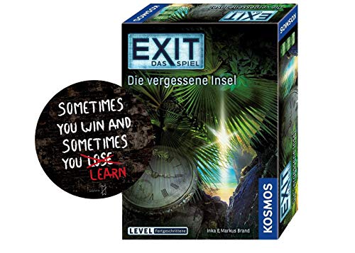 Preisvergleich Produktbild Collectix Kosmos Spiele 692858 - EXIT - Spiel: Die vergessene Insel + Exit Sticker