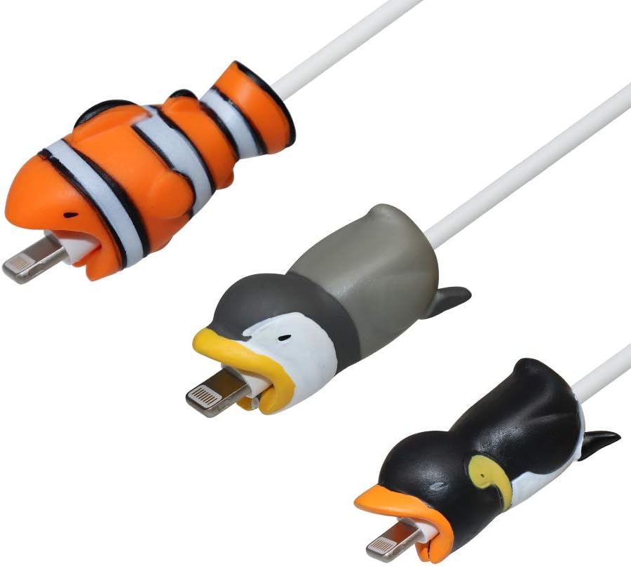 Seala Animal Bite Cable Protector, Cute Animal Cable Bites Cable