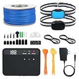 PcEoTllar Electric Fence for Dogs, Underground Dog Fence with 656Ft Wire, 2 Waterproof Collar, Rechargeable Electric Fence for Small Medium Large Dogs