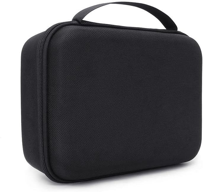 Travel Carrying Case for Asthma Inhaler, Hard Handheld Nebulizer Case with Mesh Pocket, Storage Bag Holder for Inhaler Spacer for Men and Women, Medicine Masks Organizer, Atomizer Machine Carrier