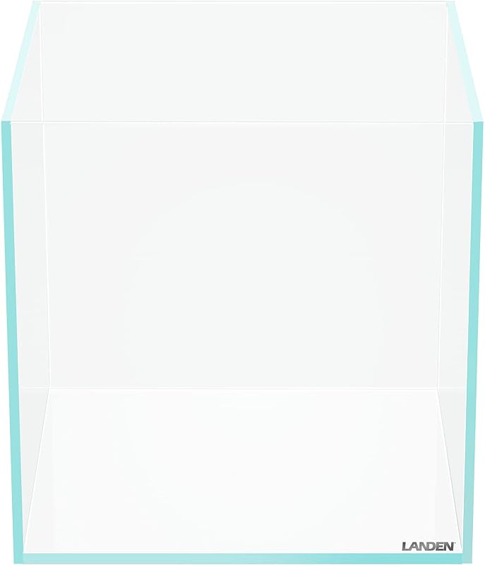 Aquário Cubo LANDEN de Vidro Ultra Claro sem Moldura 25 x 25 x 25 cm CB252525
