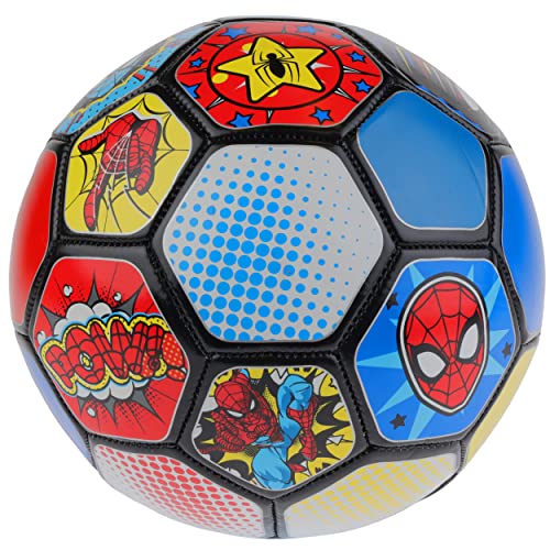 Marvel Spider-Man Soccer Ball Comic Design Youth Kids Mini Soccer Ball Multi Size 3