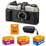 ペンタックス PENTAX17 フィルムコンパクトカメラ フィルム3種＆電池＆ケース付き セット