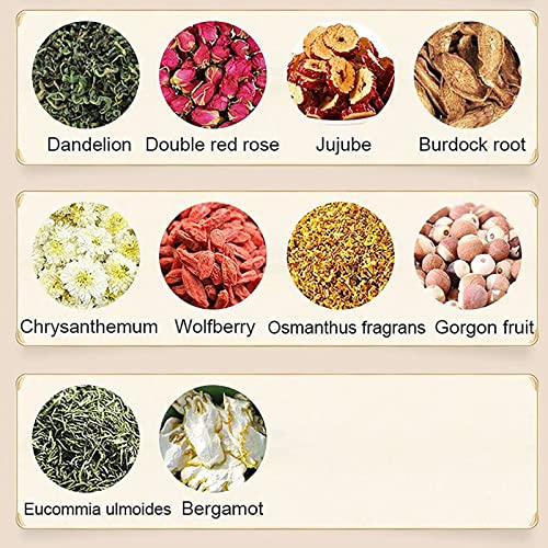 18 Flavors Of Liver Protection Tea,Nourish The Liver And Protect The Liver, Chinese Nourishing Liver Tea, Health Preserving Tea, For All People(30 Bags) #TOP5