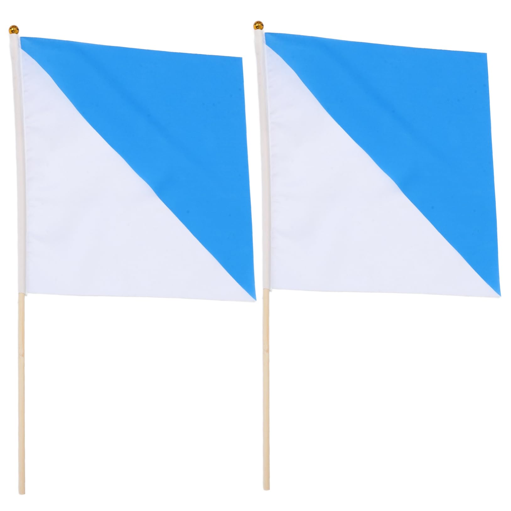 Parliky 2pcs Mini Hand Held Flags Signal Flag for Sailing Camping Sports Decor