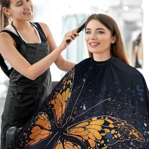 Capa para Corte de Pelo Butterfly Wave 66.9 x 56.7 Pulgadas miniatura 5