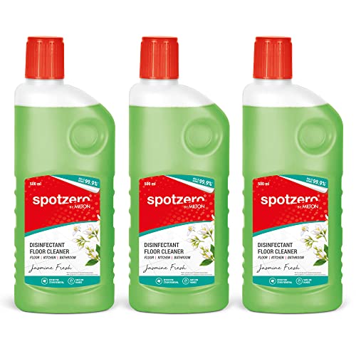 Image of Spotzero By Milton Disinfectant Floor Cleaner Set of 3, 500 ml Each, Jasmine | Surface Cleaner | Stain Removal