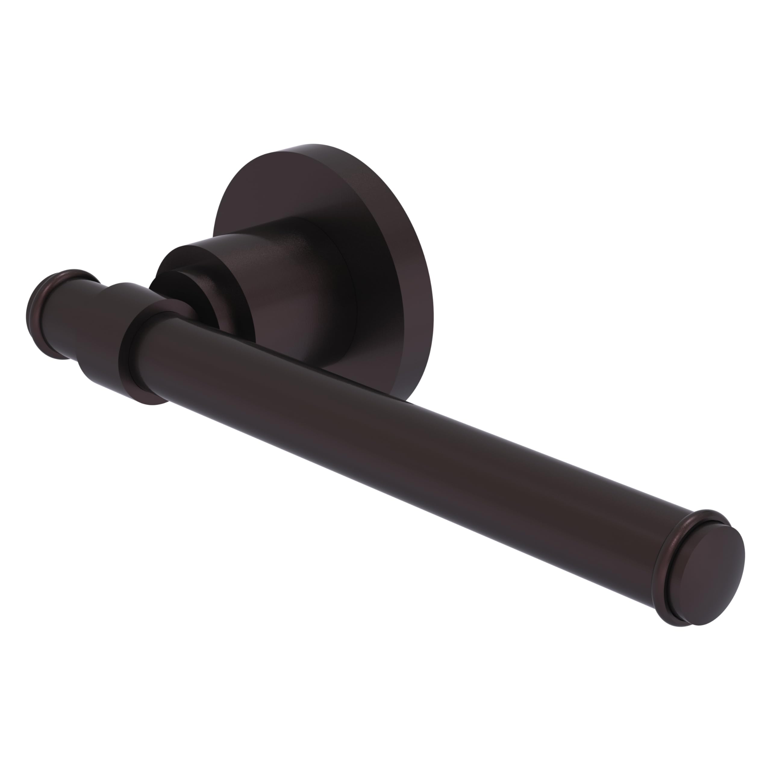 Allied Brass WS-24E-ABZ Washington Square Collection Euro Style Tissue Toilet Paper Holder, Antique Bronze