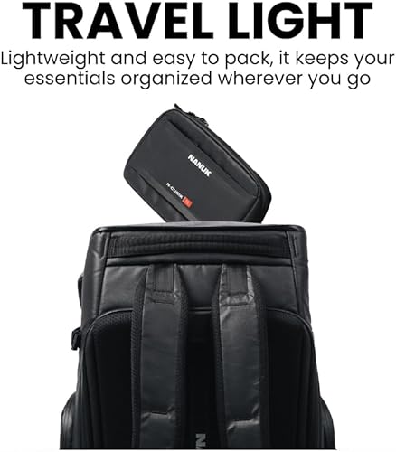 Miniatura 4 de NANUK N-CUBIK T1 - Bolsa organizadora de viaje de lados suaves para electrónica, cables, fotografía, teléfonos, cables, auriculares y más