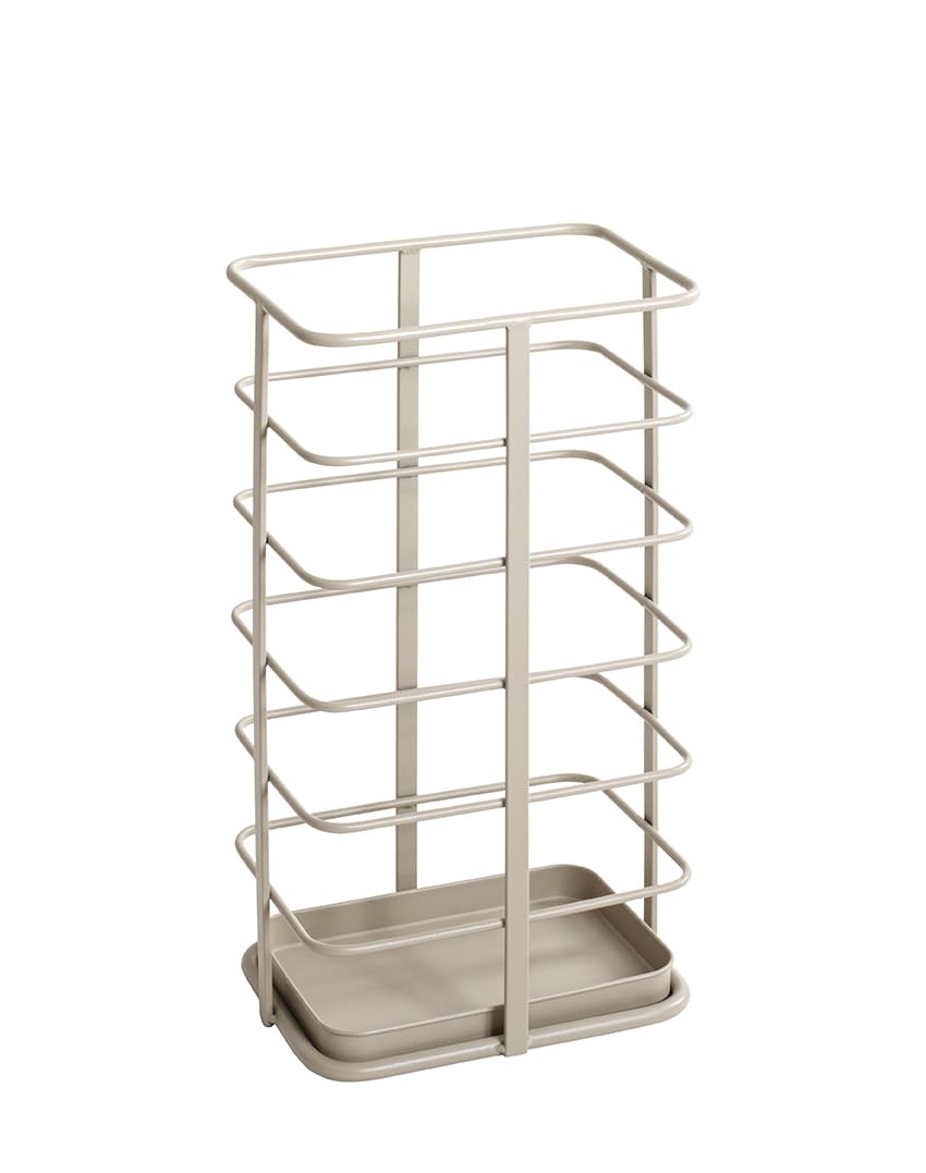HAKU Portaombrelli grigio cashmere, metallo - Dim. L 28 cm x A 50 cm x P 20 cm, Stile Moderno