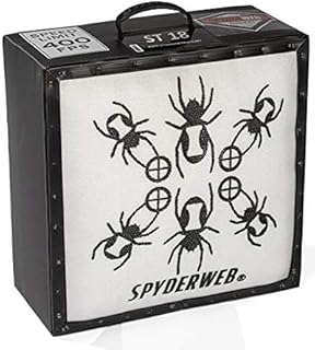SpyderWeb ST18-Crossbow Archery Target-400 FPS-Easy Pull-Field Tip Only-18x18x11-25 Pounds-Made in USA