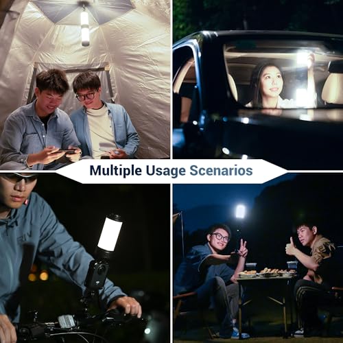 Image of JJC 360 LED Light Attachment for Insta360 X5 X4 Air X4 X3 DJI Osmo 360 | for 360 Action Camera on Tripod Selfie Stick Vlog Travel Accessories, 1280mAh Rechargeable Battery, 5 Brightness Levels