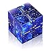 Cubo Infinito Giocattolo Agitarsi Blocchi Magico da Scrivania Mini Giocattoli Sensoriali Forniture di Gioco Strumenti Antistress per ADHD Austismo Adolescenti e Adulti, Spazio Galassia Blu