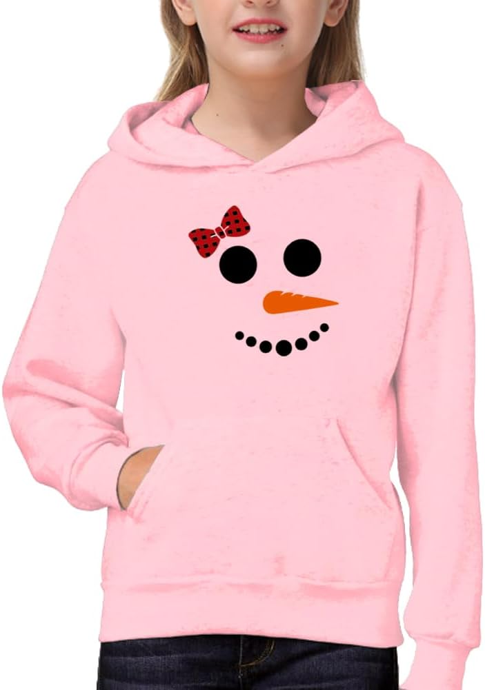 Remimi Unisex Kids Christmas Hoodie Boy Girl Thanksgiving Day Sweatshirt with Pocket 5-14 Years