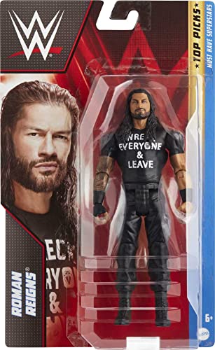 Wwe Top Picks Action Figures, 6-Inch Posable Collectible & Gift For Ages 6 Years Old & Up #TOP4