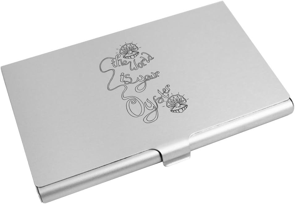 The World Is Your Oyster' Business Card Holder/Credit Card Wallet (CH00005541)