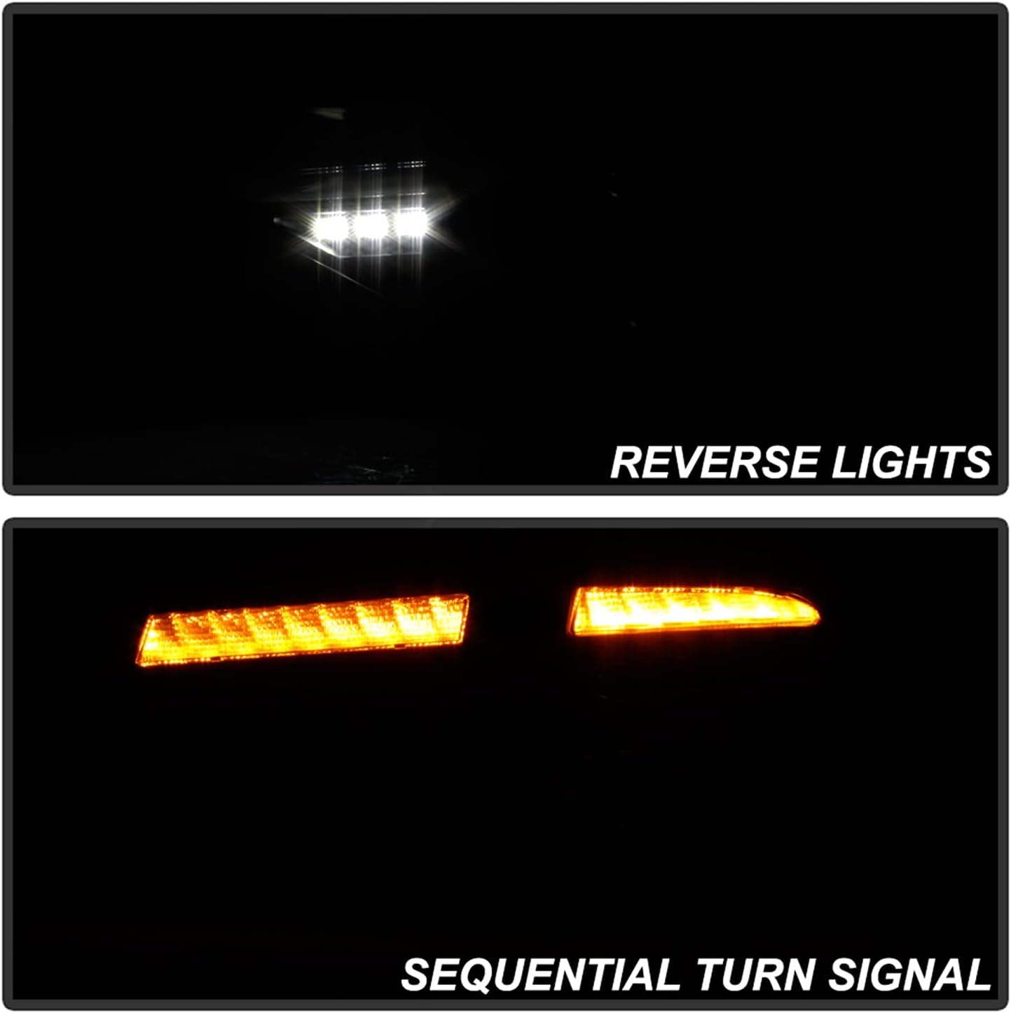 Image showing reverse lights and sequential turn signal in operation