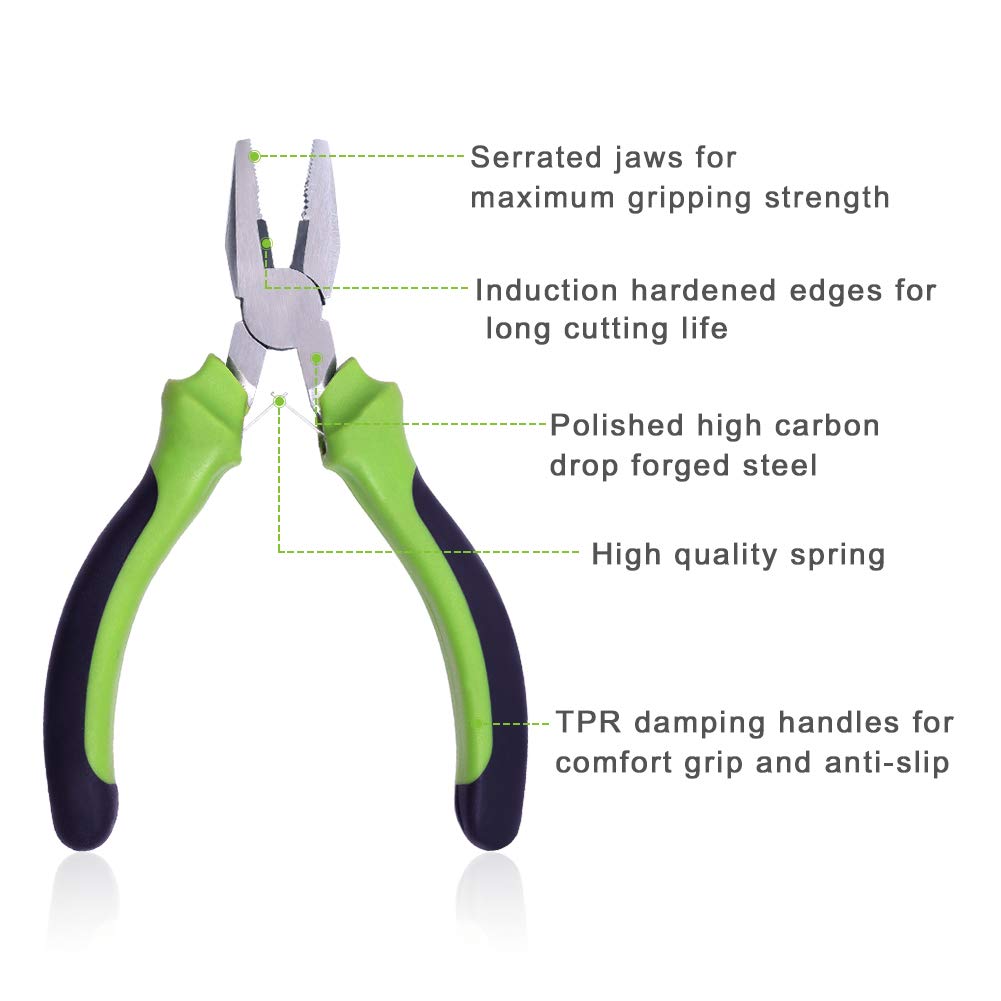 Alicates De Punta Redonda De 12.7 Cm Con Cortador - Mini Herramienta Para Joyería, Manualidades Y Reparaciones De Precisión, Acero De Alta Calidad