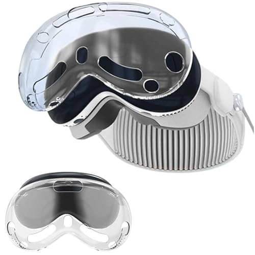 Vision Pro �ی�P�[�X Apple Vision Pro �Ή� ���� �ی�J�o�[ TPU�f�� �L�Y�h�~ �h�� �h�� �ϋv�� Vision Pro �A�N�Z�T���[ (����)