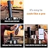 Anova Culinary Sous Vide Precision Cooker Mini, 850 Watts, Black and Orange, App Enabled, 2024 Model