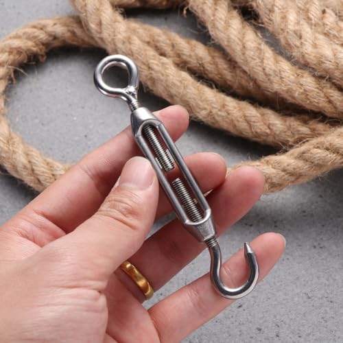 Hemobllo Juego de 5 Tensores de Acero Inoxidable para Cables con Gancho y Ojal para Ajuste de Tensión miniatura 7