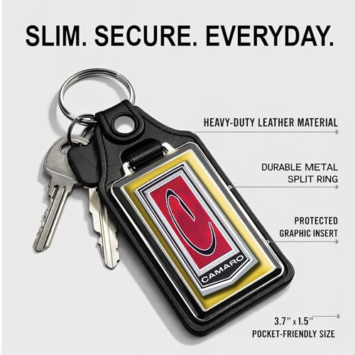 Image of Brotherhood Car Key Chain for Camaro - Classic Models Keychain for Men and Women Gift Key Ring - Sunflower - 2nd Gen 71-73