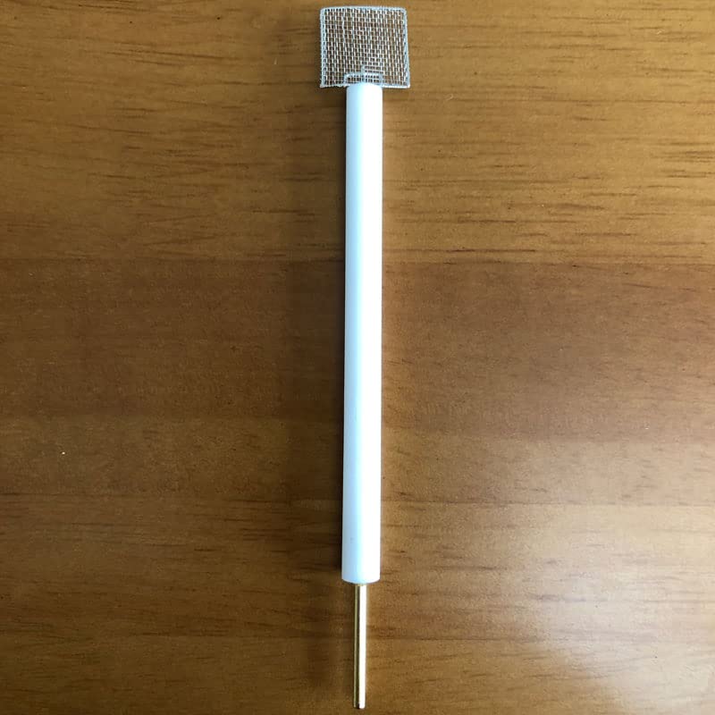 Electrodo de alambre de platino y malla con varilla de PTFE de 10x10mm