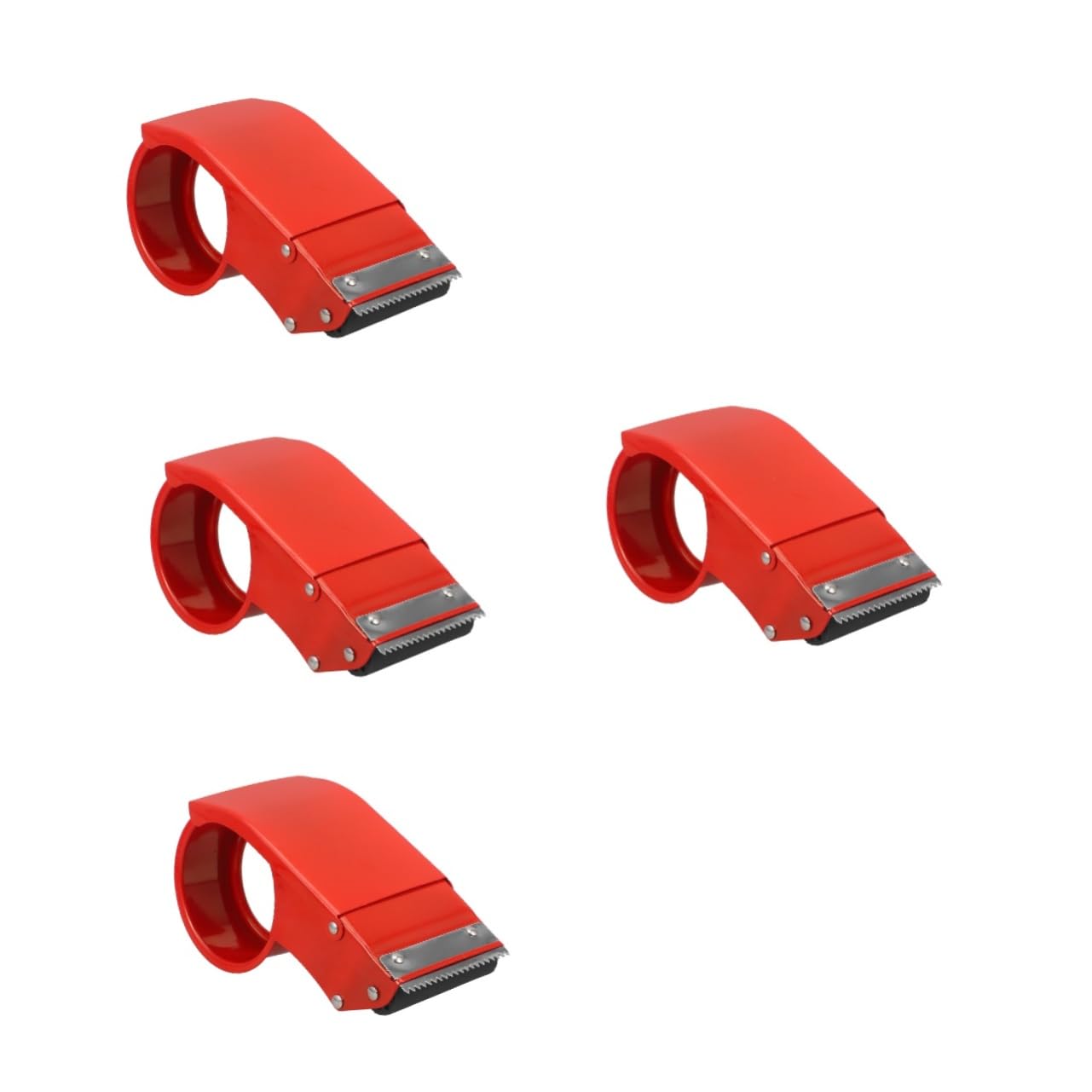 NUOBESTY 4stücke Desk Tape Dispenser Robuste Rutschfeste Klebebandabroller Für Schreibtisch Für Büro Schule Und Zuhause Kompakte Tragbare Verpackungswerkzeuge Mit Einfachem