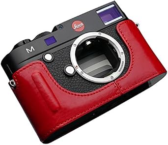 Gariz Genuine Leather Camera Case for Leica M BL lcmr Red