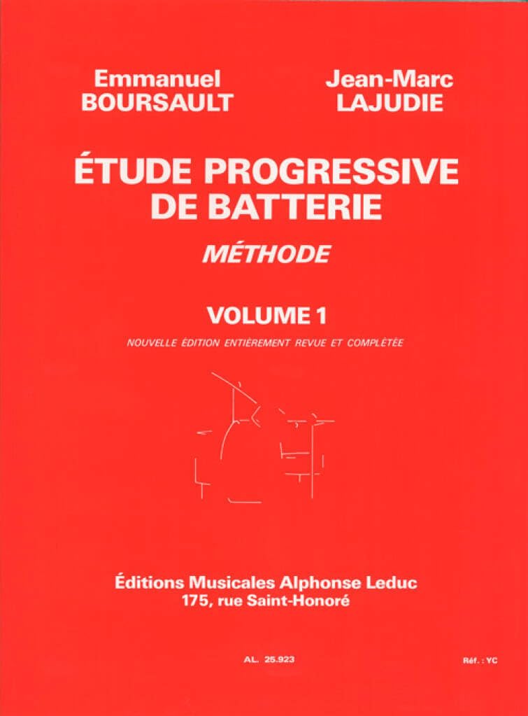 Etude progressive de batterie volume 1